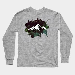 Rustic Mountain Long Sleeve T-Shirt